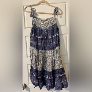 Tie strap mini dress